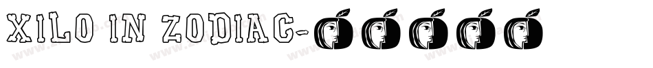 Xilo in Zodiac字体转换